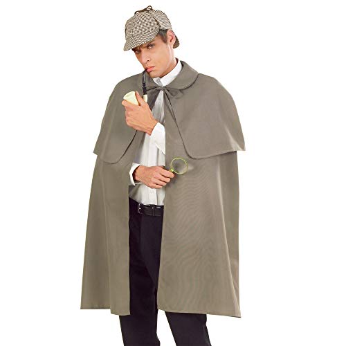 WIDMANN ? CS923358 ? Disfraz, abrigo con gorro gris, 100 cm