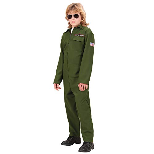 WIDMANN Infantil pesada tela del avión de combate Traje Piloto grandes 11-13 años (158cm) para tiempo de guerra Aviación aerolínea vestido de lujo