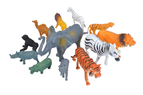 Wild Republic figurillas coleccionables Mundo Animal de áfrica, Cubo de Juego y Aventuras, 20 cm, 36-Piezas, Multicolor (22112 , color/modelo surtido