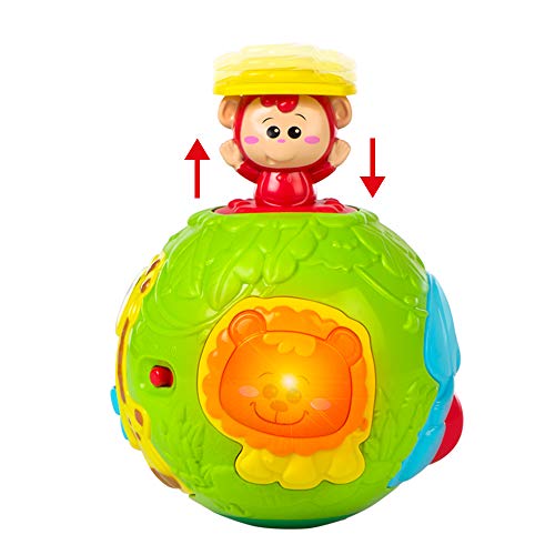winfun - Bola de animales infantil con luz y sonido (44527) , color/modelo surtido