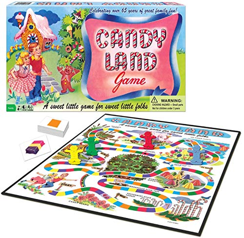 Winning Moves Games 1189 WIN1189 Candy Land Juego 65 Aniversario, Multicolor, Ninguno