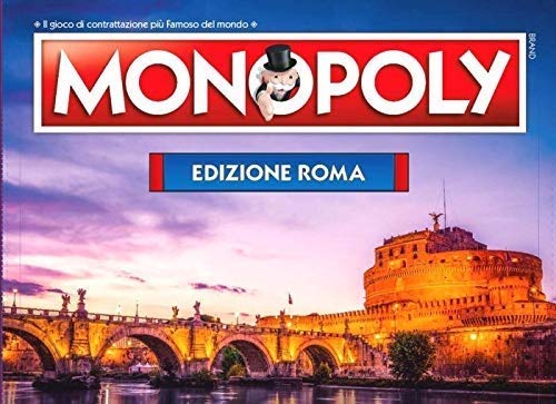 Winning Moves Monopoly - Citta' Di Roma Merchandising Ufficiale
