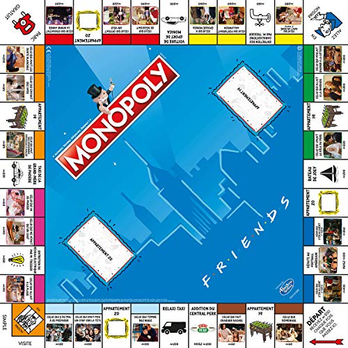 Winning Moves- Monopoly Friends-Versión Francesa, 0433