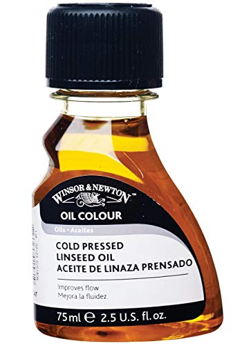 Winsor and Newton Oil Colour Cold Pressed Linseed Oil 75ml (Bttl)