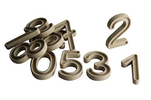 WISSNER Aktiv lernen-11 dígitos, con el números de 1 a 10 (7 cm de Alto y 1 cm de Grosor) -RE-Wood (R80000.000)