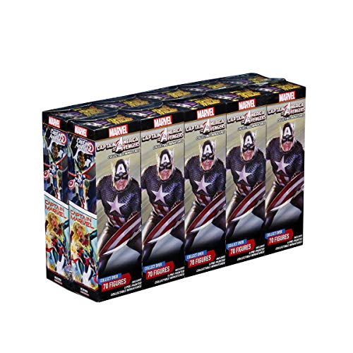 Wizkids Marvel HeroClix: Captain America and The Avengers Booster Brick (10)