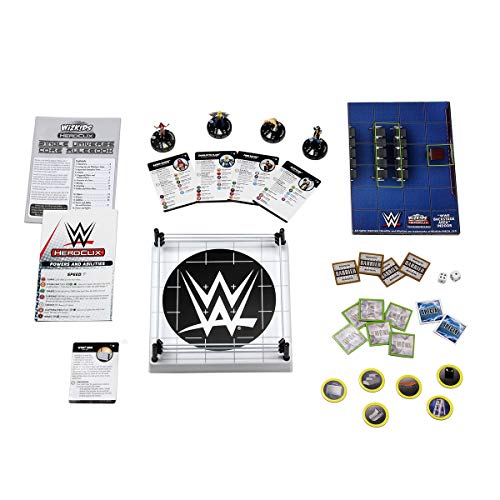 Wizkids WWE HeroClix: Mixed Match Challenge WWE Ring 2-Player Starter Set Gaming