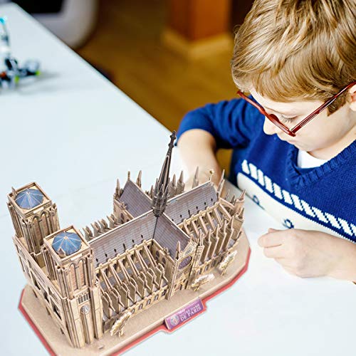 World Brands- Puzzle 3D Notre Dame de Paris, Color variado (Tachan DS0986h)