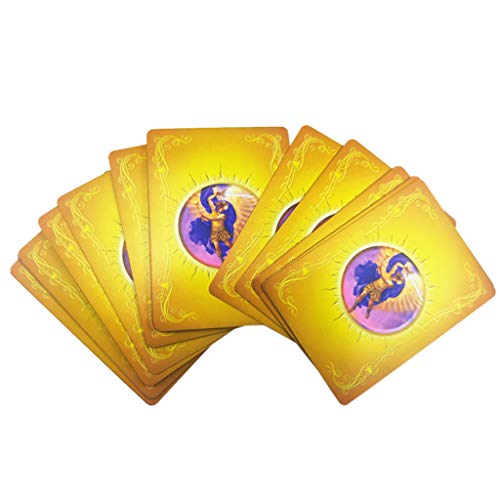 WOWOWO Ascended Masters Oracle Cards Versión en inglés Cubierta de 44 Cartas Juego de Mesa de Naipes