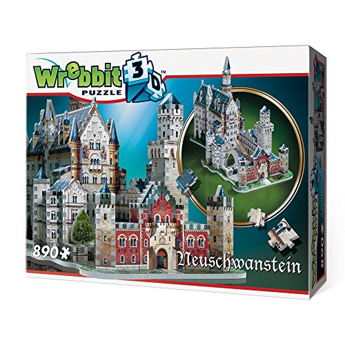 Wrebbit W3D2005 - Puzzle en 3D del Castillo de Neuschwanstein (Alemania)