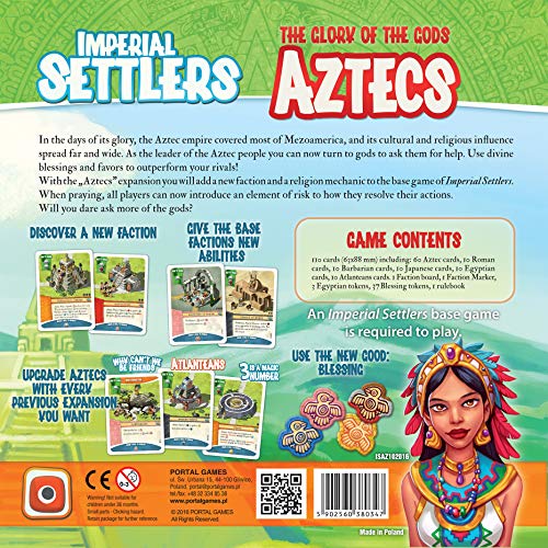 Wydawnictwo Portal POP00367 Imperial Settlers: Juego Aztecs