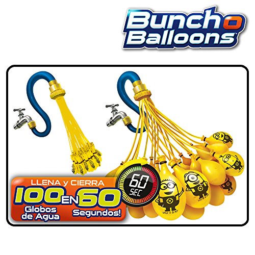X-Shot -Bunch O Balloons Pack Los Minions, Pack de 100 de globos