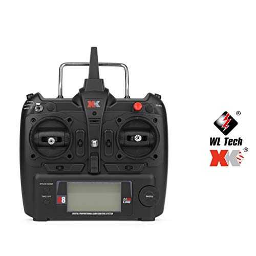 XK X450 3D Aerobatic RC - Avión con mando a distancia de 6 canales, despegado vertical, aterrizaje, alas fijo, avión, helicóptero, juguete Drone