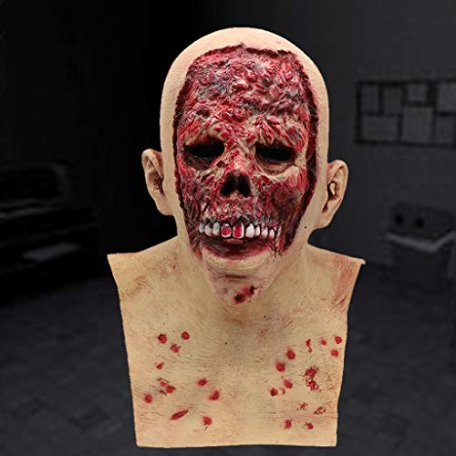 XUSHI Cráneo máscara sangrienta, la máscara de látex Cabeza Completa, Conveniente for el Partido del Traje, Puntales-Juegos de rol, la Mascarada, Pascua, Halloween, Haunted House