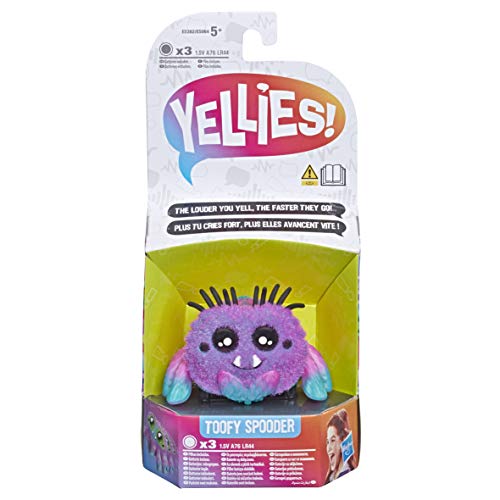 Yellies- Peluche Toofy Spooder, Multicolor (Hasbro E5382EL2) , color/modelo surtido