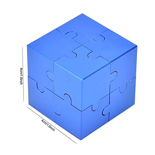 YOUTHINK Infinity Cube Fidget Toy Juguete del Cubo de Rubik Aluminio 3D Cubo Mágico Ensamblar Juguete para Niños Niños Adultos Liberación de Ansiedad Por Estrés