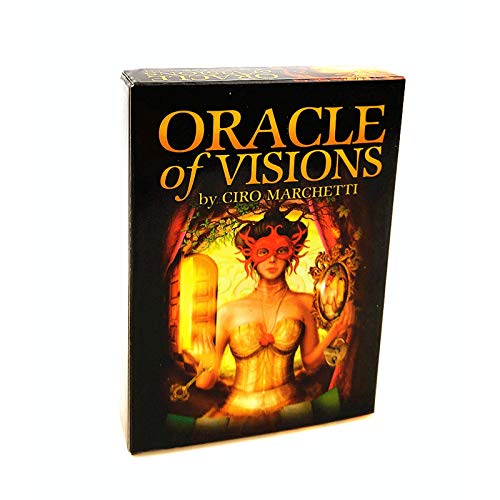 YOYOTECH 52pcs Oraclee Cards of Visions Tarot Deck Juego de Cartas de Tarot de Lectura Uso Personal Juego de Mesa Juegos de Mesa para Amigos