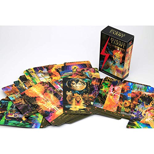 YOYOTECH 78card Deck Starman Tarot Davide De Angelis Eagerly Anticipated Tarot Kit E Guidebook Juegos de Libros de adivinación para Principiantes Tarjetas de Juego