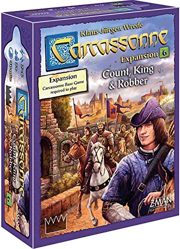 Z-Man Games Carcassonne Expansion 6: Count, King & Robber
