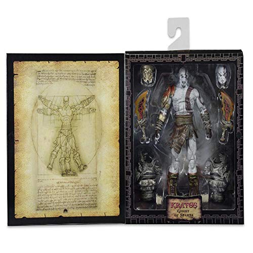 ZHAOHUIYING Dios De La Guerra Kratos Estatua De Dios De Carácter Animado De La Historieta Modelo Kuai Colección De La Decoración 18 Cm