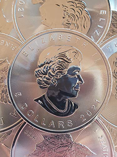 1 onza oz Plata Maple Leaf 2018 incuse a nosotros individualmente en cápsulas para monedas de regalo