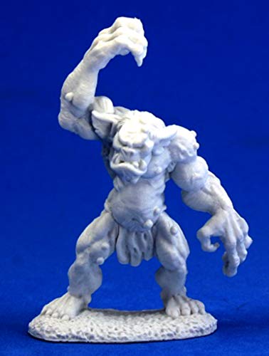 1 x Cave Troll - Reaper Bones Miniatura para Juego de rol Guerra - 77004
