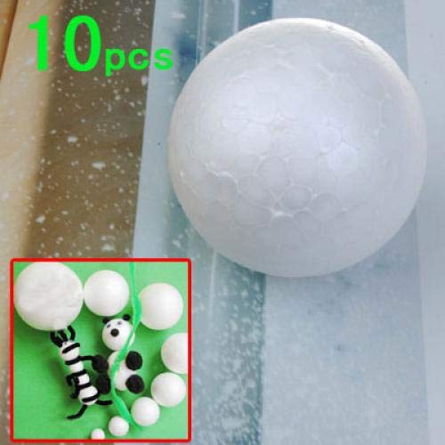10 x 7 cm Blanco Modelado Arte Poliestireno Bola De Espuma Esfera Foam Ball