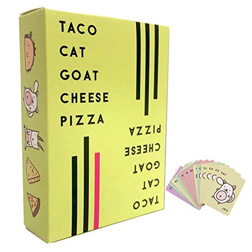65 Tarjetas de Tarot, Taco Cheese Cheese Pizza Set para Juego de Mesa para Principiantes, versión en inglés