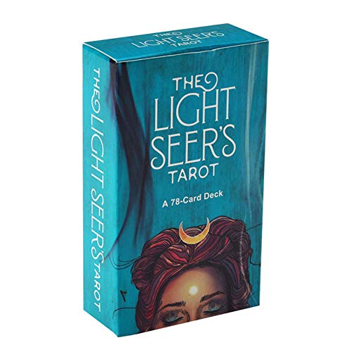 78 Tarjetas Tarot Deck, Light Seer'Starot Oracle Divination Tarjeta de Juego para el Juego de Mesa para Principiantes, edición en inglés