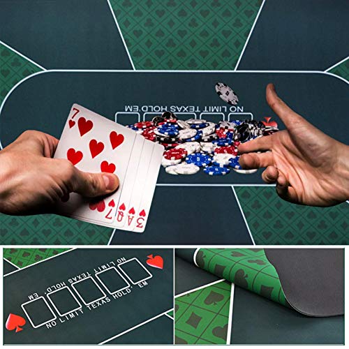 Alfombra de póquer Blackjack, Craps, Ruleta, Texas Hold'em Disponible para Dados de Mesa de café y Blackjack