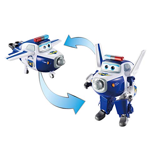 Alpha Animation & Toys- Transforming Paul Figura Transformable, Color Azul/Blanco (YW710250)