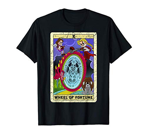 Alquimista Ouroboro Rueda de la Fortuna Carta del Tarot X Camiseta
