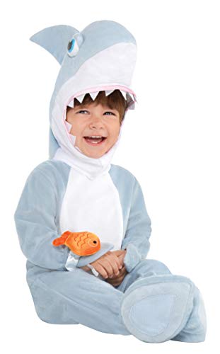 amscan 9902089 Disfraz bebé tiburón, 6 – 12 Meses