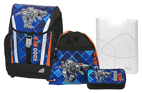 Angry Birds School Backpack Set 4/1 Soft Robo Rex 78303 Mochila Infantil 40 Centimeters 24 Multicolor (Blue and Black)