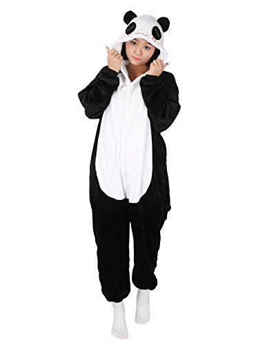 Animal Carnaval Disfraz Cosplay Pijamas Adultos Unisex Ropa De Noche (Panda, M)