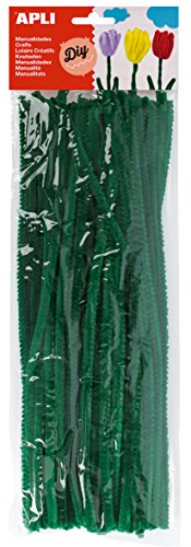 APLI - Bolsa limpiapipas verde, 50 uds