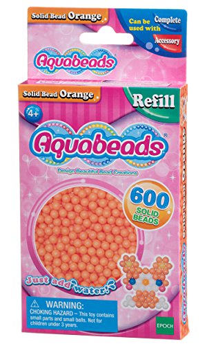 Aquabeads - 32518 - Pack abalorios sólitos Naranja
