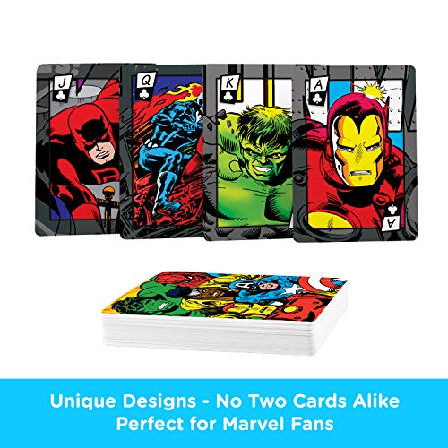 AQUARIUS Deck de Cartas, diseño de superhéroes de Marvel Comics