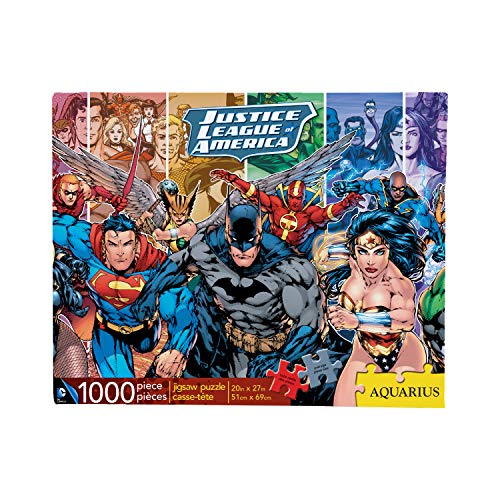 AQUARIUS Liga de la Justicia de América, puzle de 1000 Piezas DC Comics