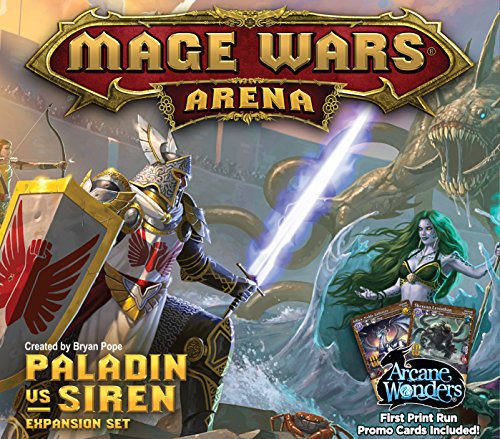 Arcane Wonders arwwx3ps – de Tablero Mage Wars Paladin VS. Siren Expansion