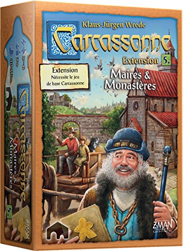 Asmodée – Carcassonne – Extensión 5 Alcalde y monastères, carc07 N, juego de estrategia , color/modelo surtido