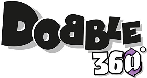 Asmodee- Dobble 360°, DOBB360FR, Jeu D'ambiance - Idioma Francés