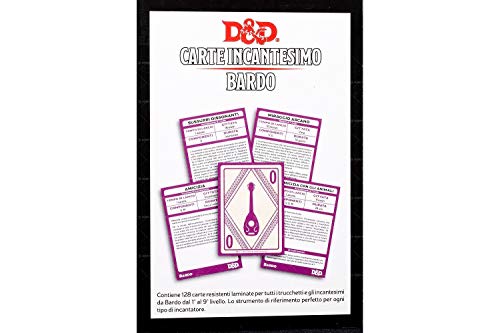 Asmodee Italia- Dungeons & Dragons 5a Edición Mapa Incantesimo Bardo, Color, 4008