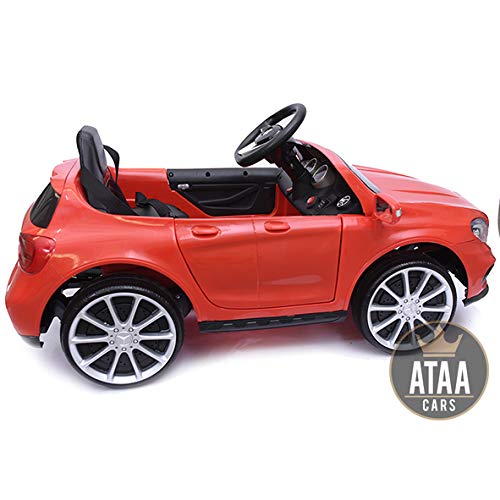 ATAA Mercedes GLA Coche eléctrico para niños batería 12v con Mando Padres teledirigido - Rojo