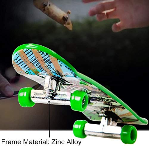 AumoToo Finger Skateboard, Pack de 5 minipastillas de Juguete Deck Truck Finger Board Skate Park Boy Kids Regalo de niños (Patrón Aleatorio)
