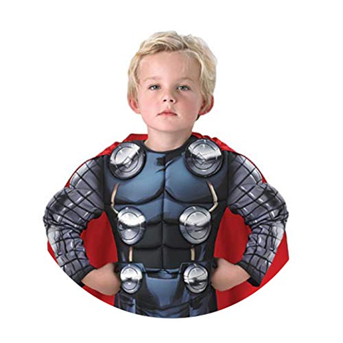 Avengers - Disfraz de Thor Deluxe para niño, 7-8 años (Rubie's 610736-L)