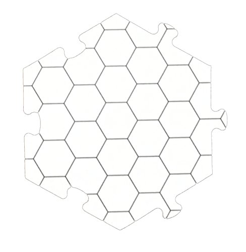 Azulejos hexagonales de borrado en seco, paquete de 33 azulejos de 6 pulgadas