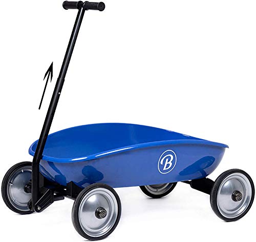 Baghera Mi Gran Carro Azul Remolque de Metal - Juguete Atemporal | A Partir de 3 años