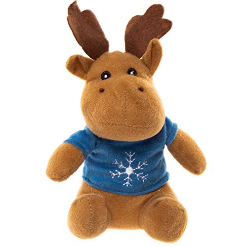 Baker Ross Reindeer Christmas Jumper Plush Pals - Juguetes novedosos para niños, Fiesta, botín o Bolsa de premios (Paquete de 3)
