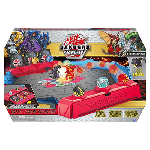 Bakugan Battle League Coliseum, Deluxe Game Board con Bakugan Exclusivo, para Edades de 6 años en adelante.